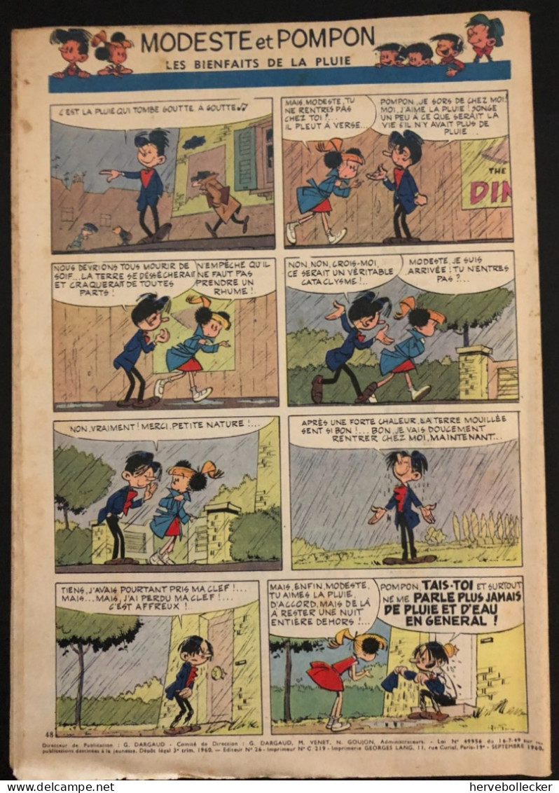 TINTIN Le Journal Des Jeunes N° 622 - 1960 - Tintin