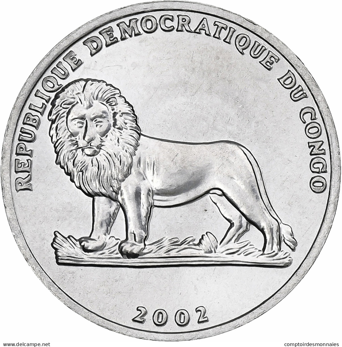 République Démocratique Du Congo, 25 Centimes, 2002, Aluminium, SPL, KM:76 - República Centroafricana