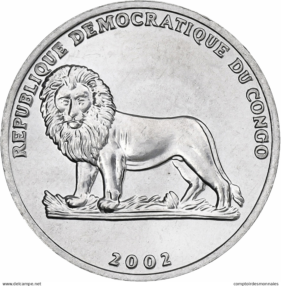 République Démocratique Du Congo, 25 Centimes, 2002, Aluminium, SPL, KM:76 - Centrafricaine (République)