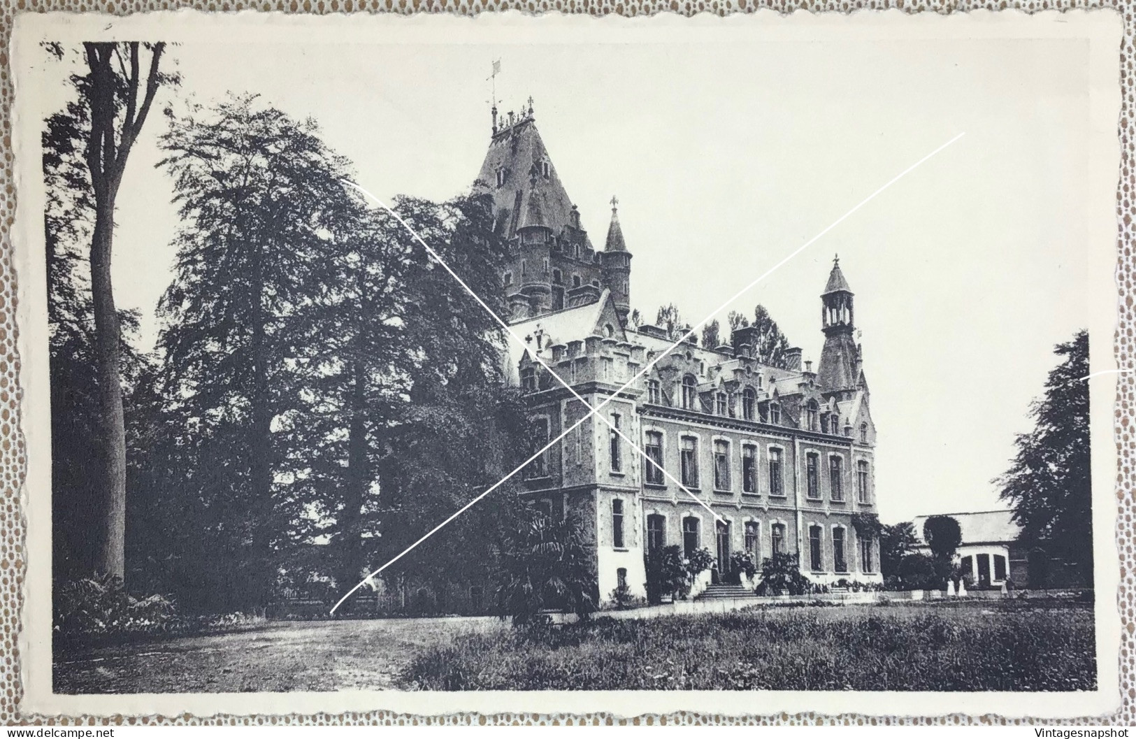 CHAUSSEE NOTRE DAME LOUVIGNIES Château De Louvignies Façade Principale PC Postée En 1965 - Soignies