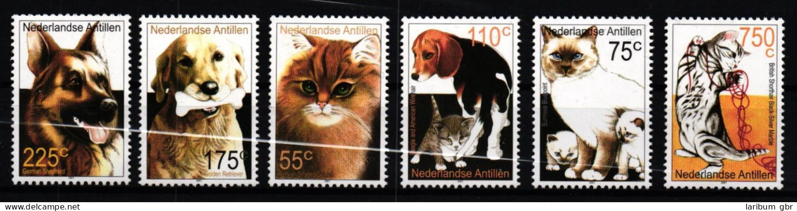 Niederländische Antillen 1093-1098 Postfrisch Hunde #KC536 - Ferme