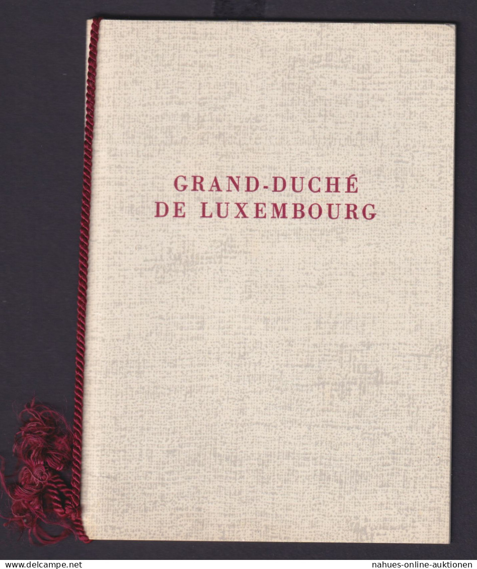 Luxemburg 2 Geschenkhefte Kantonalwappen 1957 + 1959 Mit 575-580 Und 612-617 - Brieven En Documenten