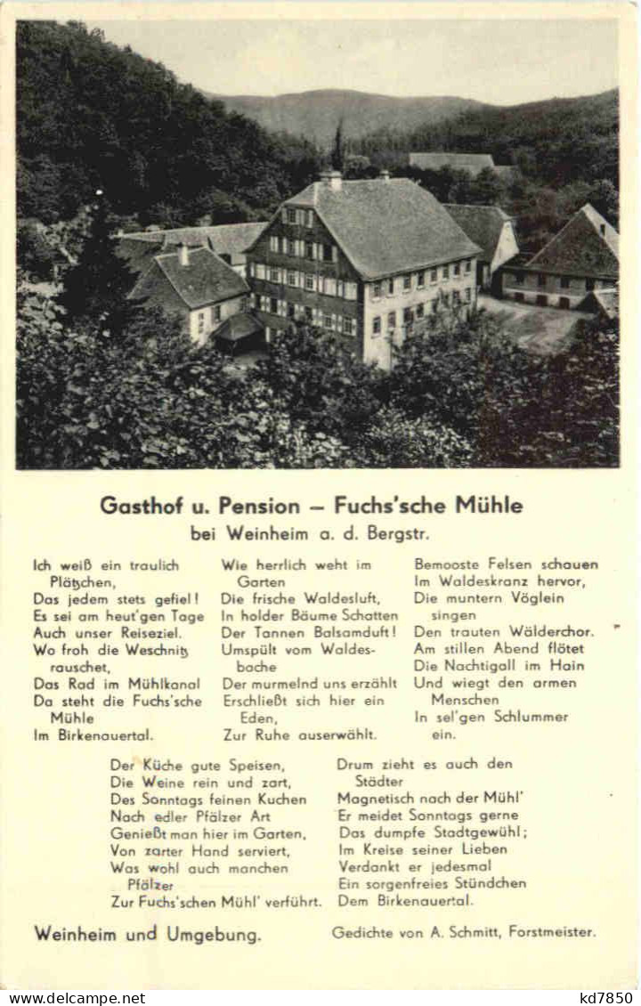 Fuchssche Mühle Bei Weinheim Bergstrasse - Weinheim
