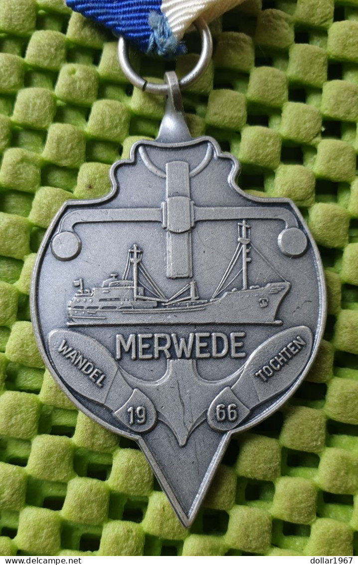 Medaille - Wandel Tochten Merwede 1966 ( ZH - NB ) -   Foto's  For Condition.(Originalscan !!) - Commerce