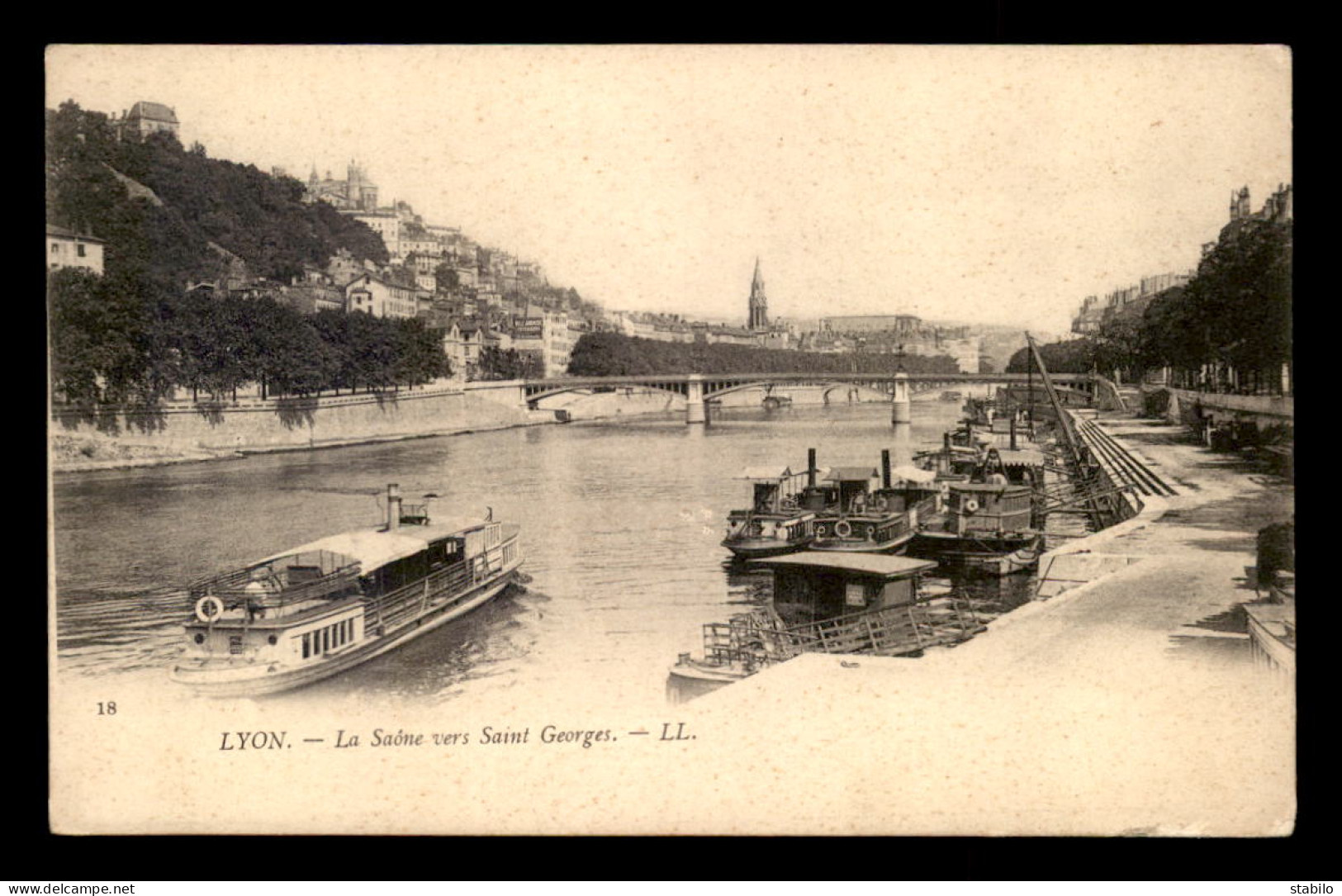 69 - LYON - LA SAONE VERS ST-GEORGES - PENICHES - Lyon 2