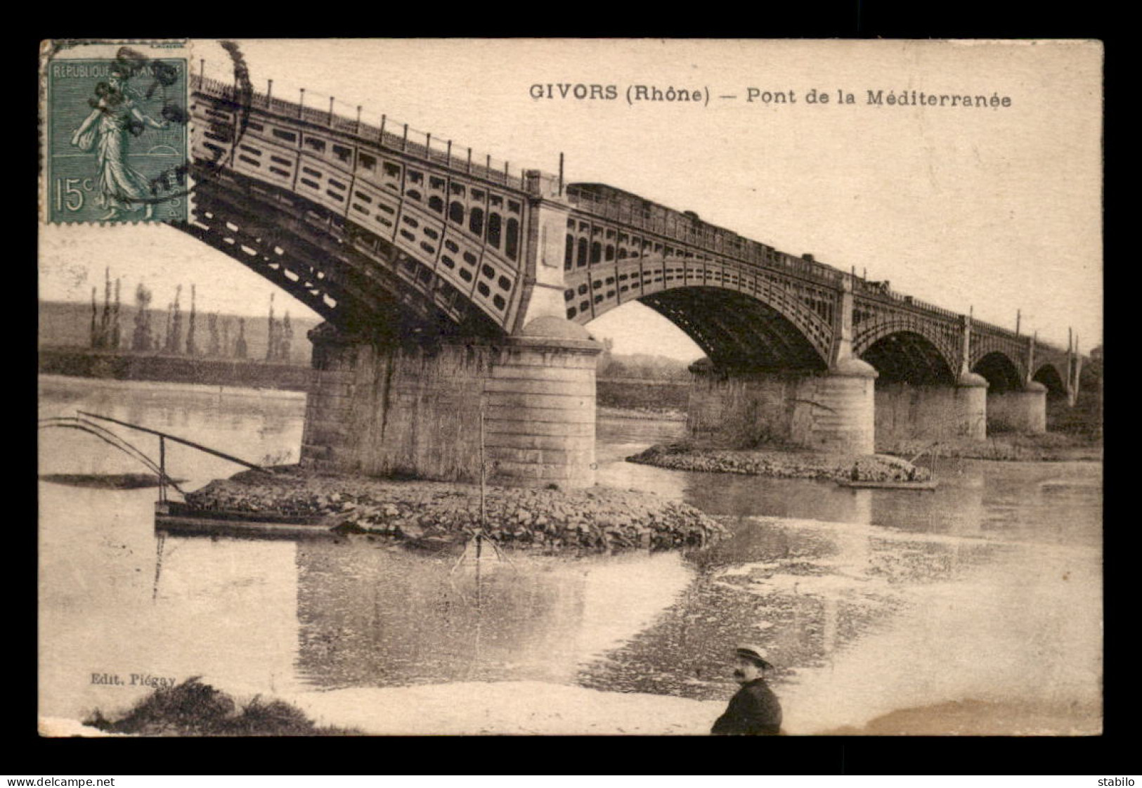 69 - GIVORS - LE PONT DE LA MEDITERRANEE SUR LE RHONE - Givors