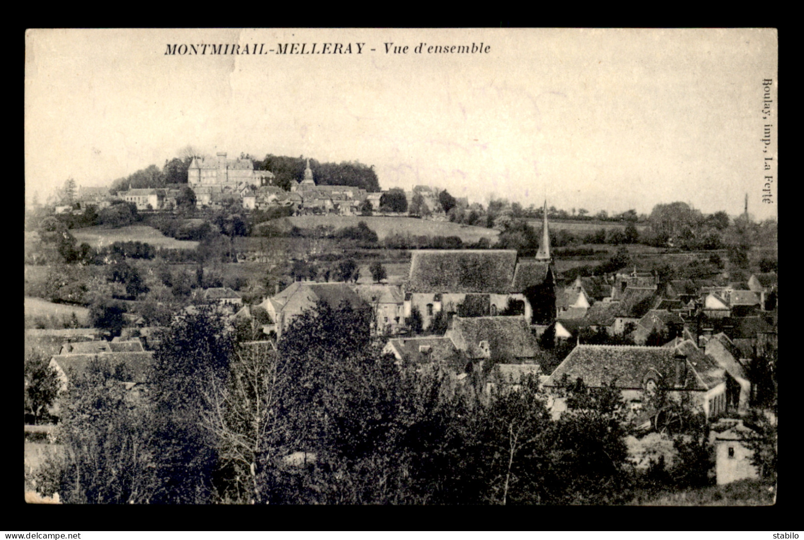 72 - MONTMIRAIL-MELLERAY - VUE D'ENSEMBLE - Montmirail