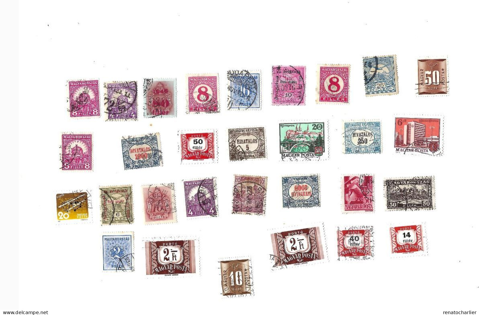 Collection De 100 Timbres  Oblitérés. - Verzamelingen