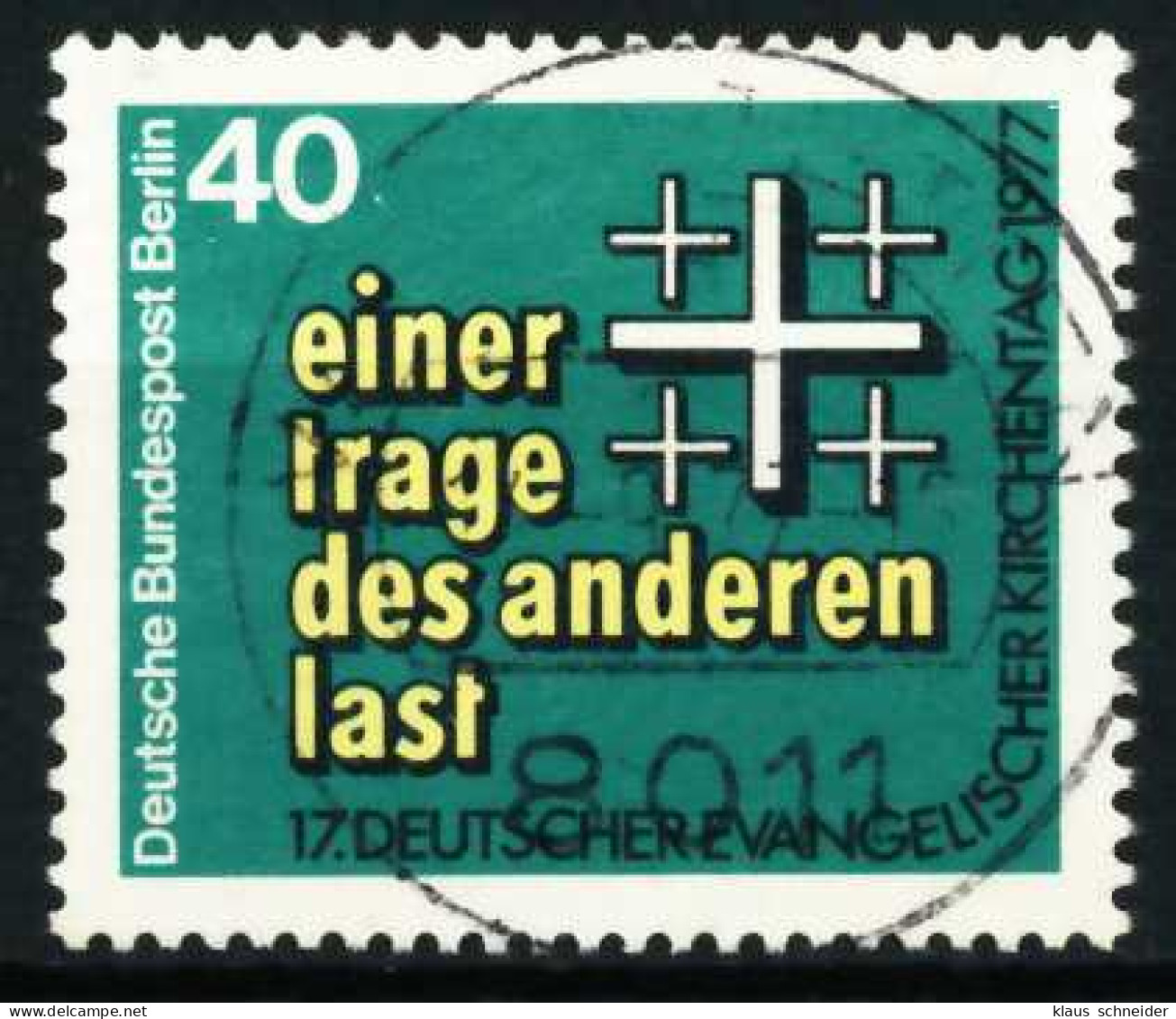 BERLIN 1977 Nr 548 Zentrisch Gestempelt X61E842 - Gebraucht