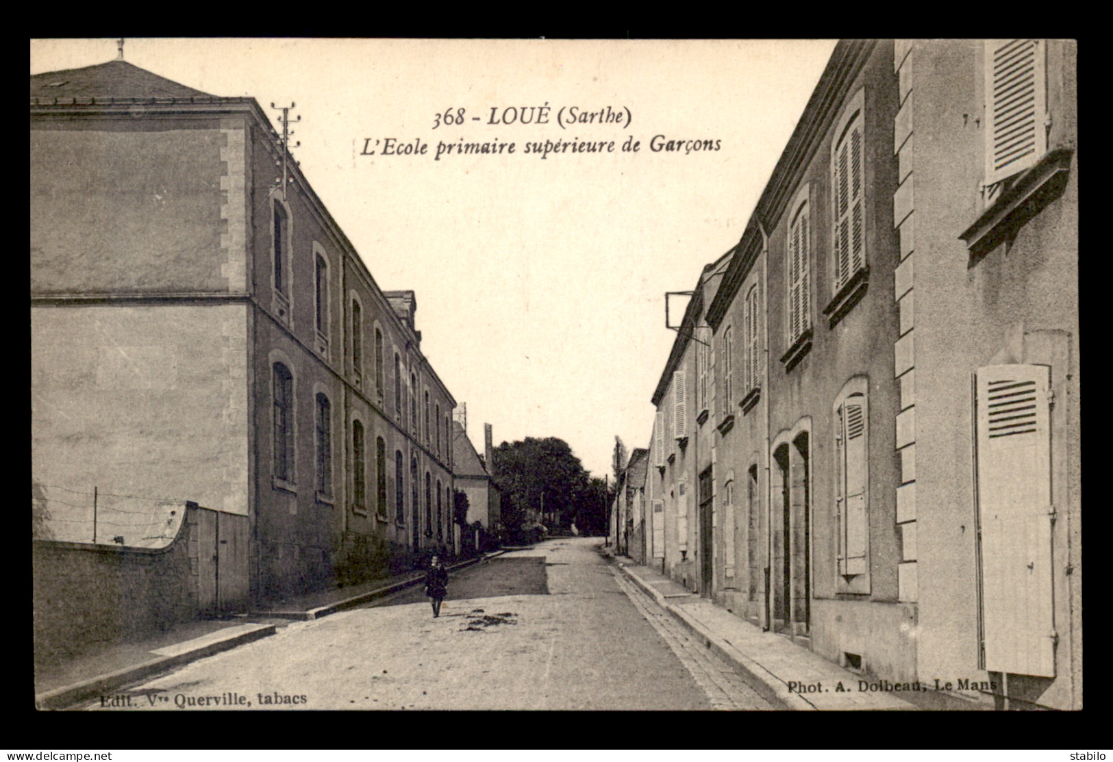 72 - LOUE - L'ECOLE PRIMAIRE SUPERIEURE DE GARCONS - Loue