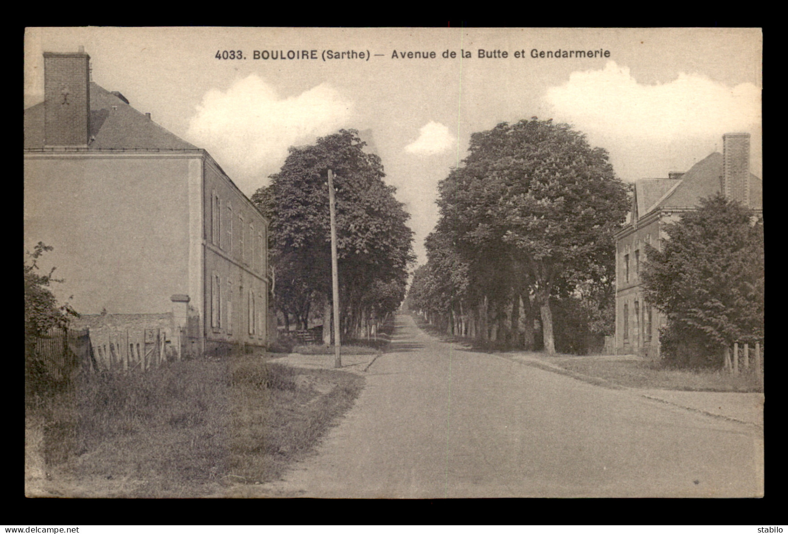 72 - BOULOIRE - AVENUE DE LA BUTTE ET GENDARMERIE - Bouloire