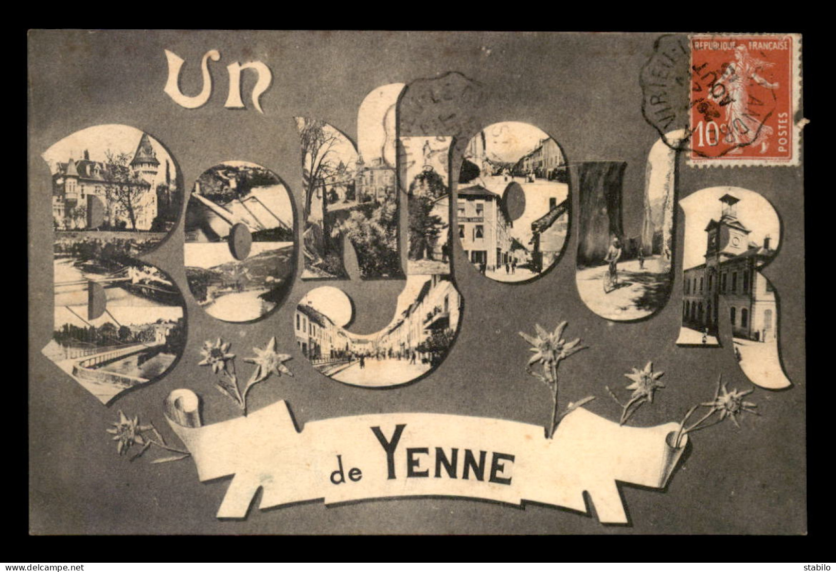 73 - YENNE - UN BONJOUR MULTIVUES - Yenne