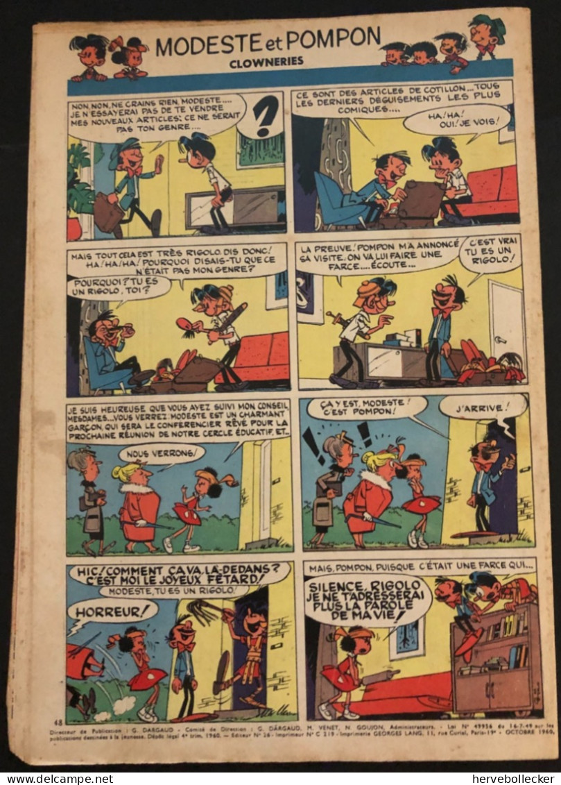 TINTIN Le Journal Des Jeunes N° 626 - 1960 - Tintin