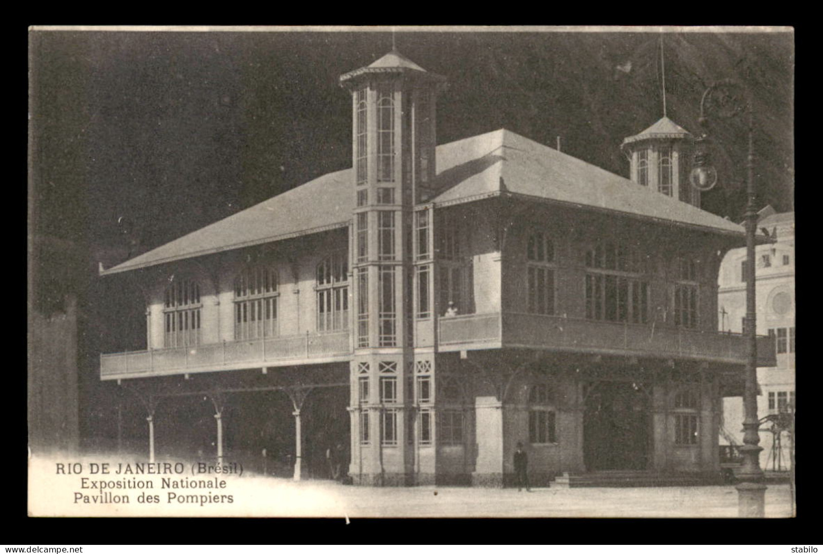 BRESIL - RIO DE JANEIRO - EXPOSITION NATIONALE - PAVILLON DES POMPIERS - Rio De Janeiro