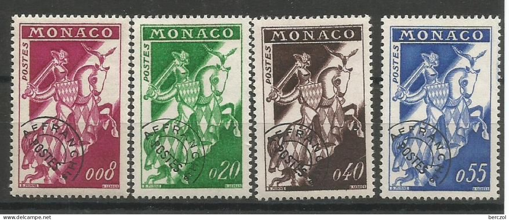 MONACO ANNEE 1960 PREOB. N°19 A 22 NEUFS** MNH TB COTE 22.50€  - Voorafgestempeld