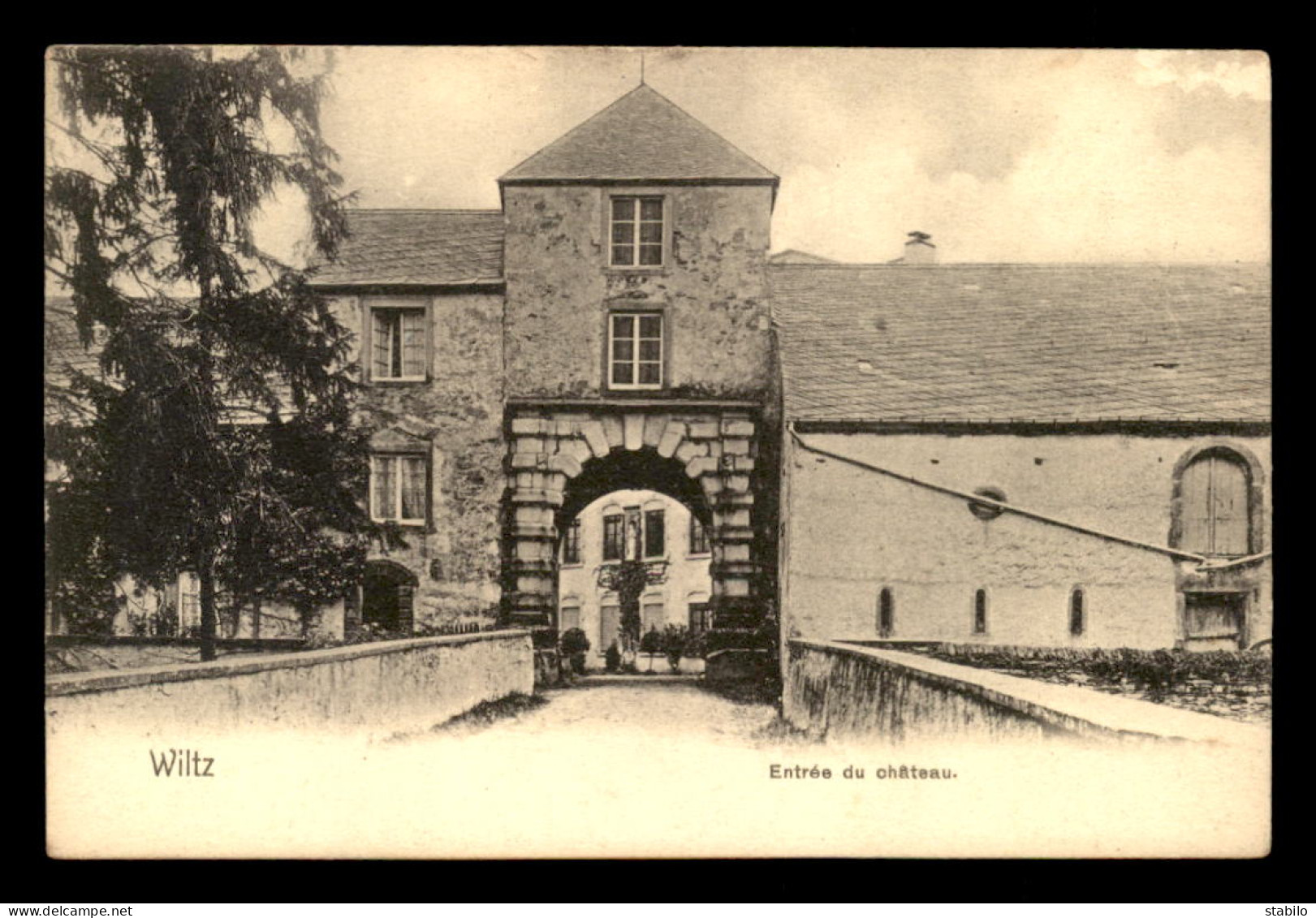 LUXEMBOURG - WILTZ - ENTREE DU CHATEAU - EDITEUR NELS SERIE 15 N°4 - VOIR ETAT - Wiltz