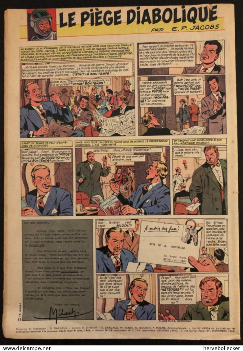 TINTIN Le Journal Des Jeunes N° 628 - 1960 - Tintin