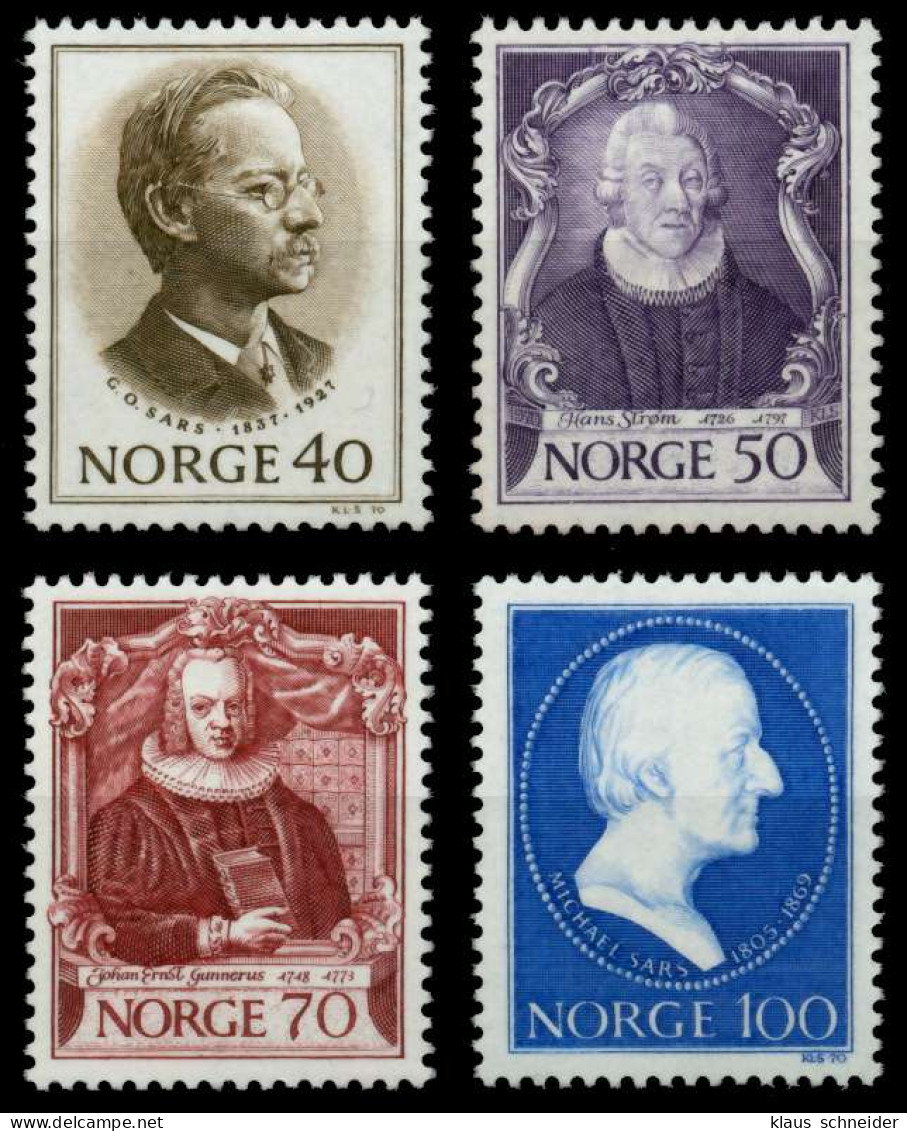 NORWEGEN Nr 613-616 Postfrisch S035102 - Unused Stamps