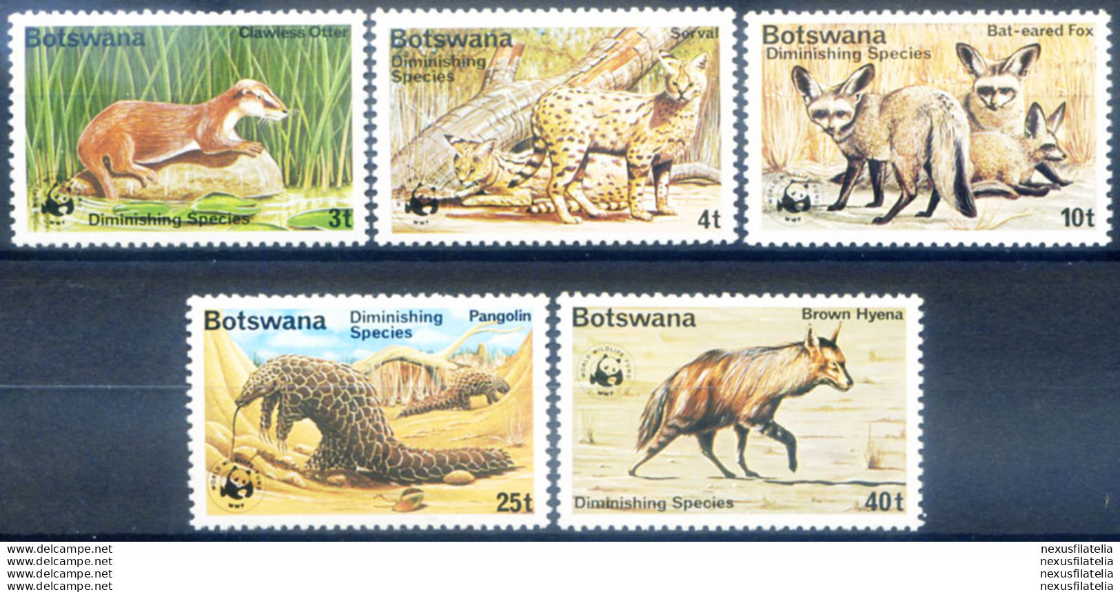 Fauna In Pericolo D'estinzione 1977. - Botswana (1966-...)