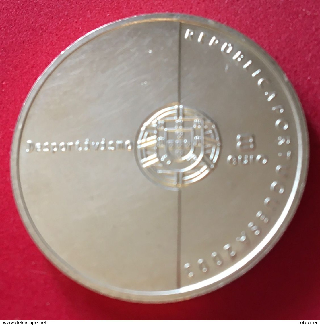 PORTUGAL 8 Euro "Euro 2004 - Football Is Fairplay" 2003 UNC (argent/silver 500/1000) - Portogallo