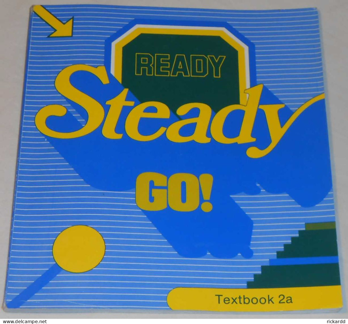 Ready Steady Go - Textbook 2a Av Bo Hedberg & Phillinda Parfitt; Från 80-talet - Lingua Inglese/ Grammatica