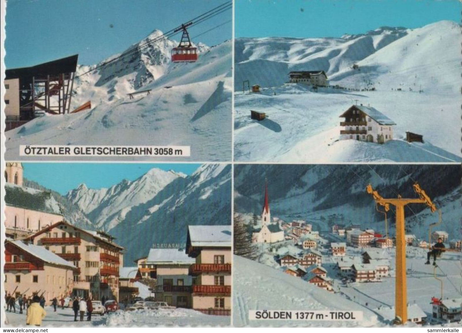 101624 - Österreich - Sölden - Ötztaler Gletscherbahn - 1970 - Sölden