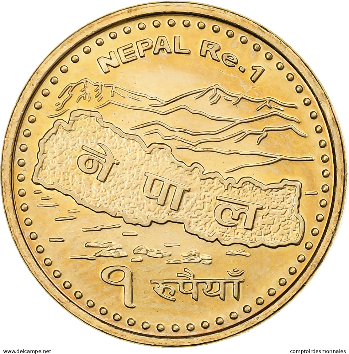 Népal, SHAH DYNASTY, Tribhuvana Bir Bikram, Rupee, 2009, Argent, SPL, KM:726 - Nepal