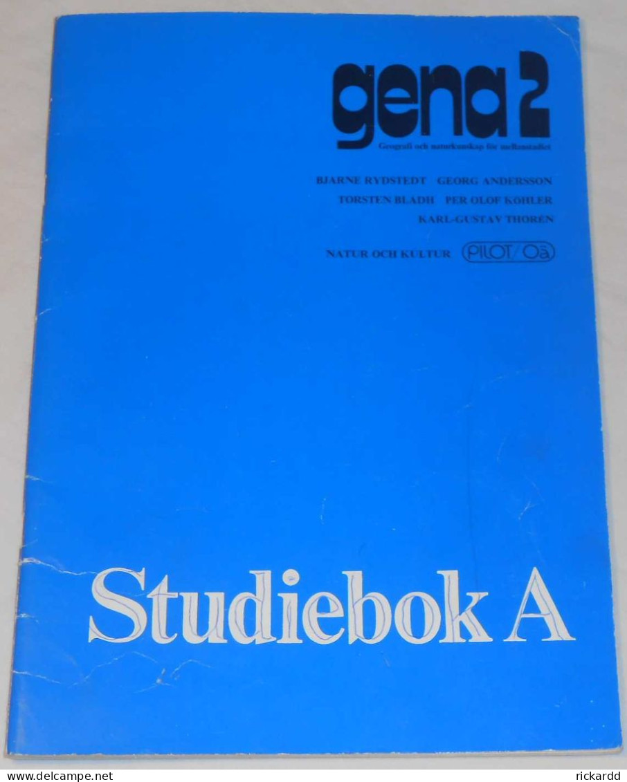 Gena 2 Studiebok A Av Rydstedt, Andersson, Bladh, Köhler & Thorén; Från 80-talet - Lingue Scandinave