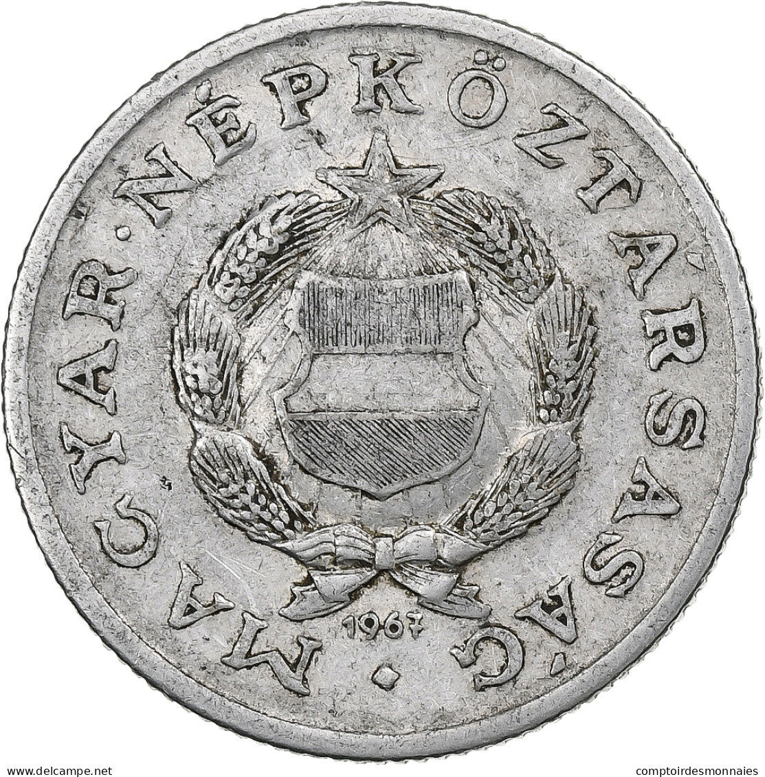 Hongrie, Forint, 1967, Aluminium, TTB, KM:575 - Hongrie