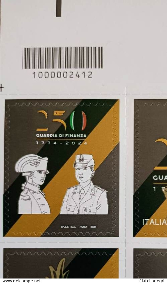 Italia 2024 – 250° Guardia Di Finanza – Foglio Intero - Ganze Bögen