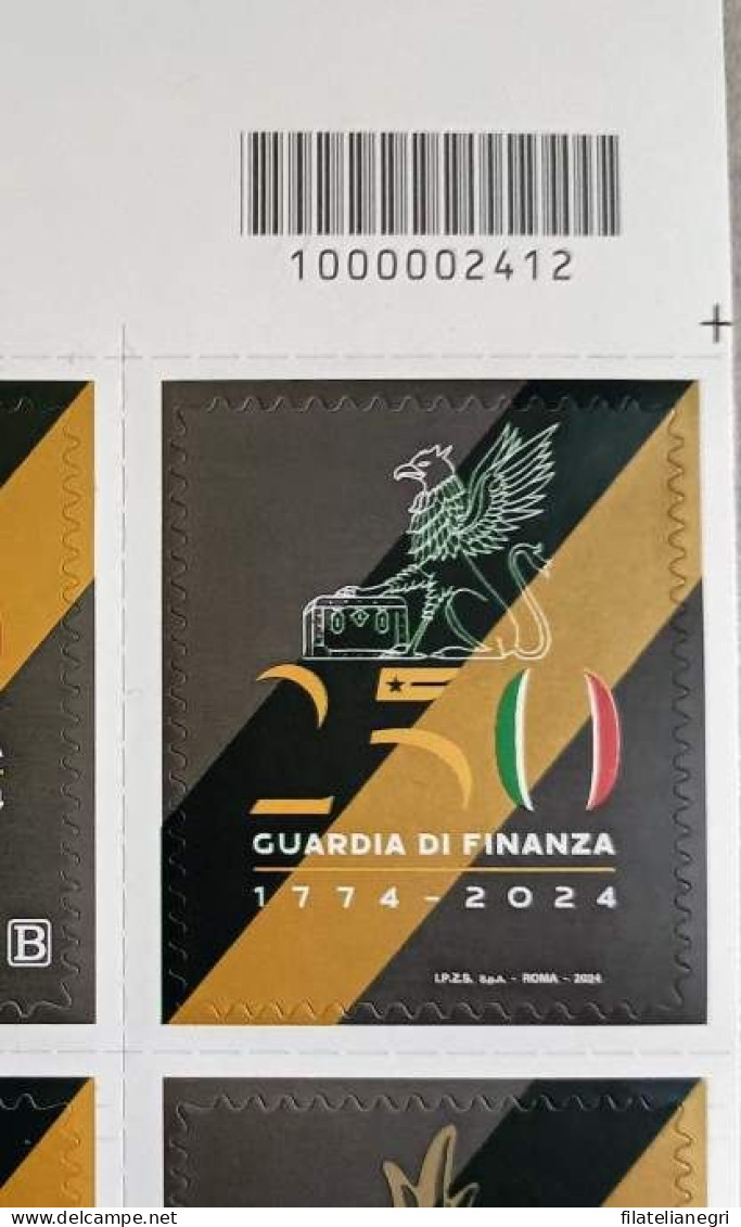Italia 2024 – 250° Guardia Di Finanza – Foglio Intero - Ganze Bögen