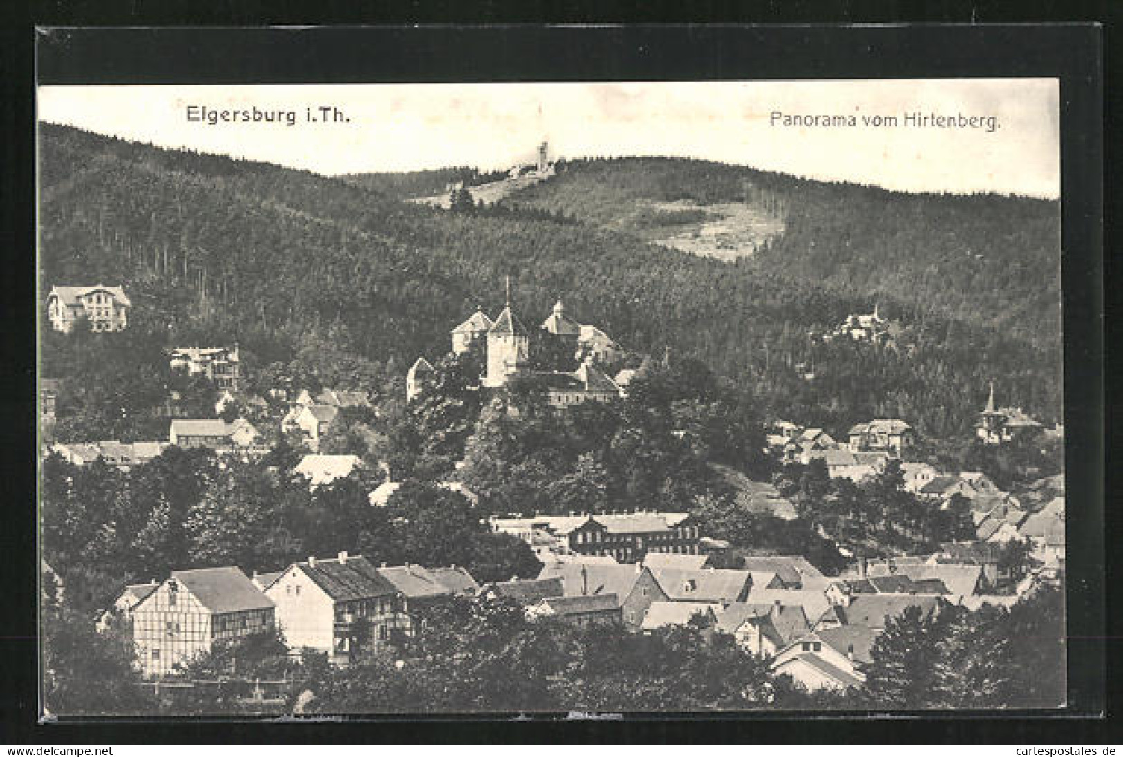AK Elgersburg I. Th., Panorama Vom Hirtenberg  - Elgersburg
