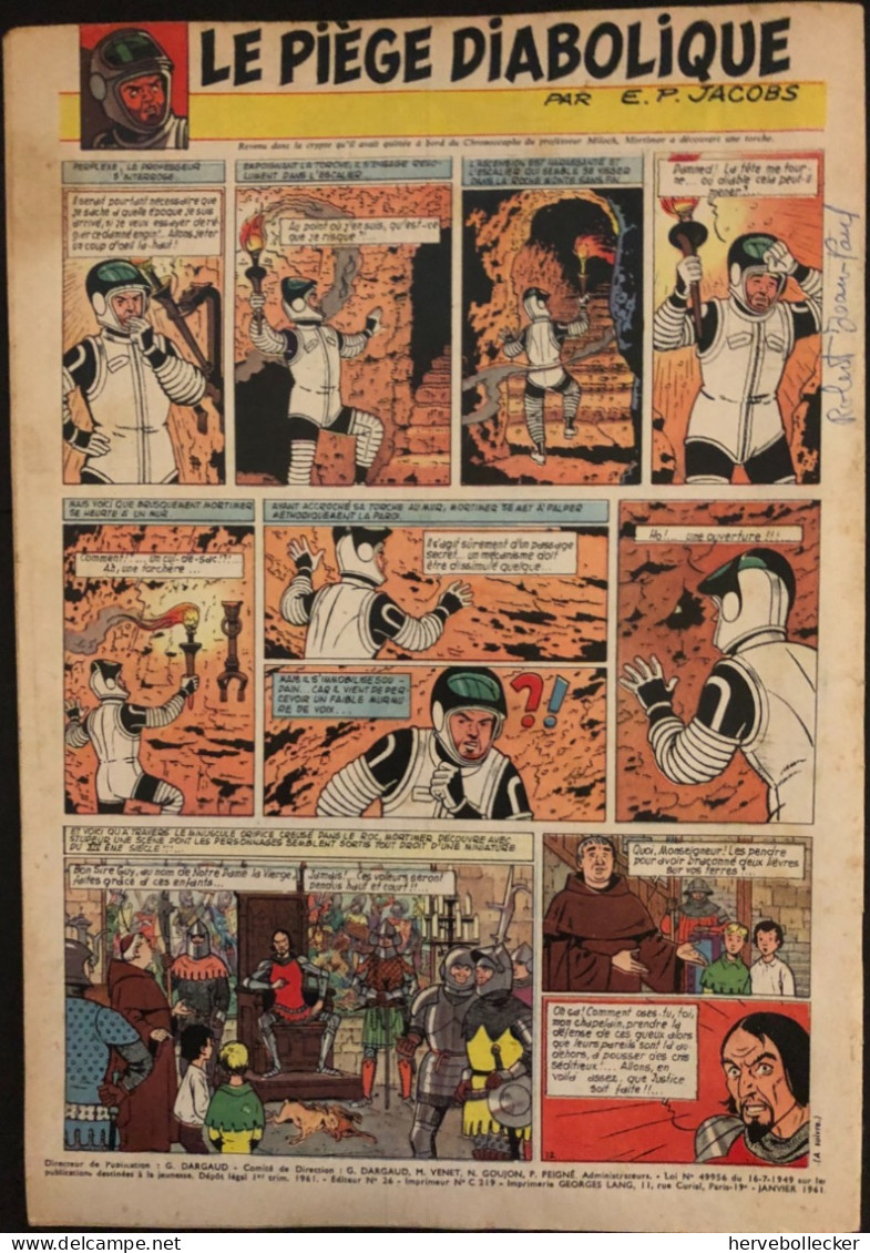 TINTIN Le Journal Des Jeunes N° 639 - 1961 - Tintin