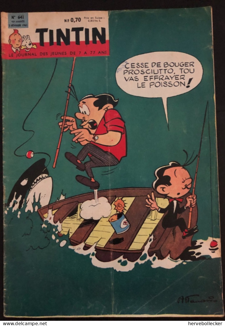 TINTIN Le Journal Des Jeunes N° 641 - 1961 - Tintin