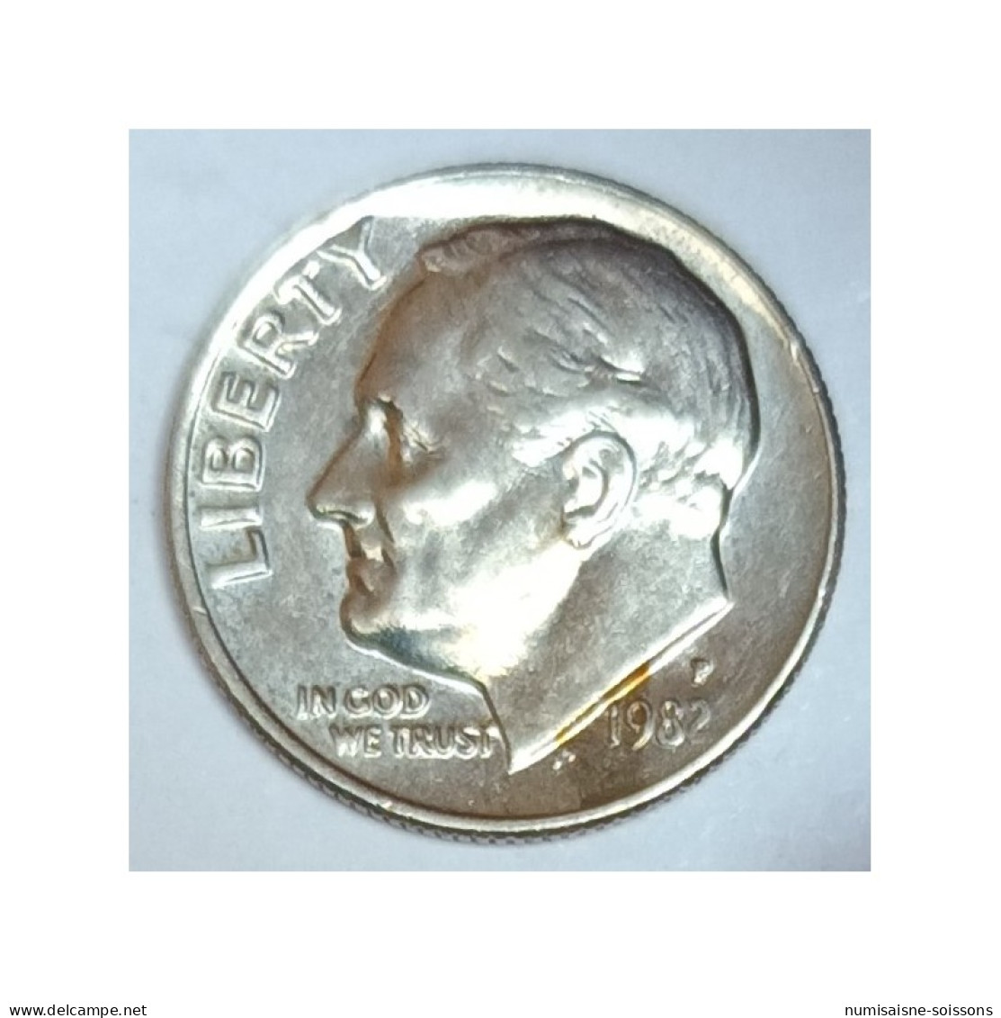 ETATS UNIS - KM 195a - 1 DIME 1982 P - Philadelphie - FRANKLIN ROOSEVELT - TTB/SUP - 1946-...: Roosevelt