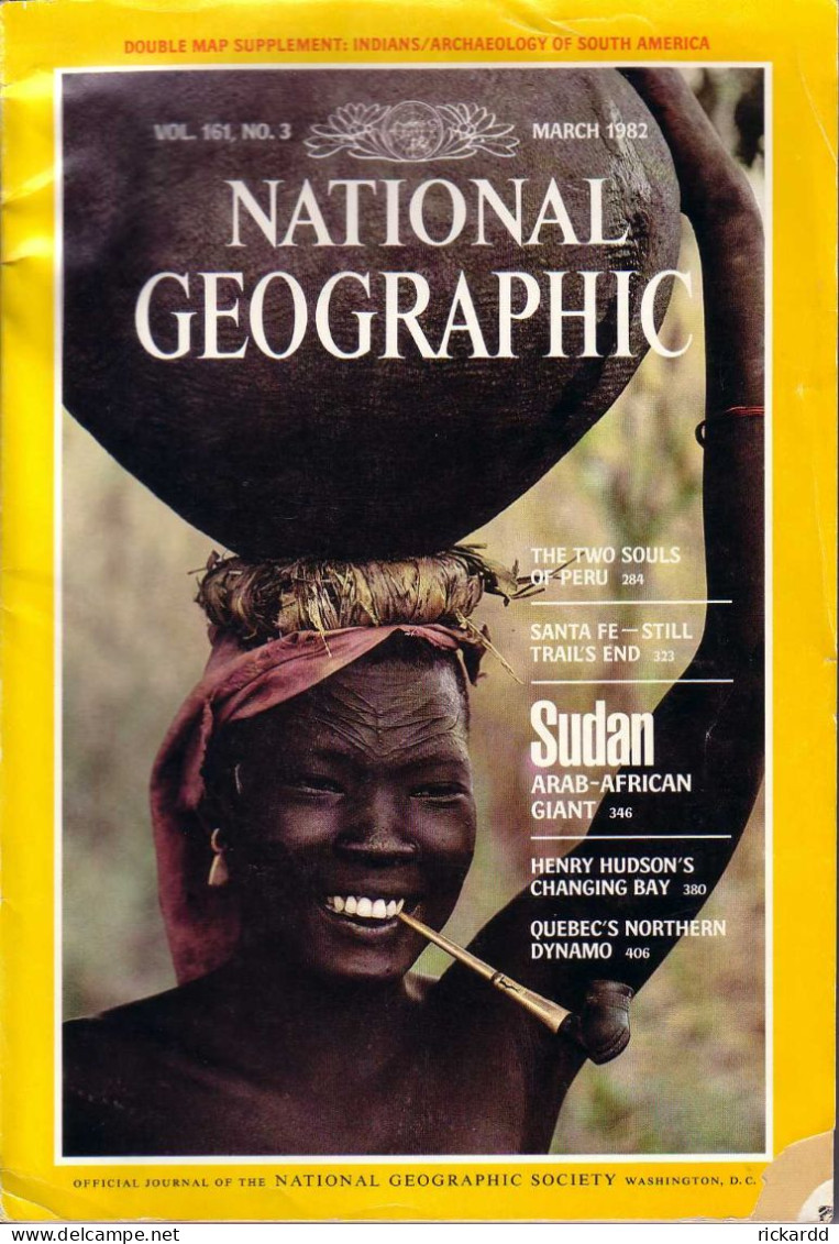 National Geographics March 1982 - Viajes/Exploración