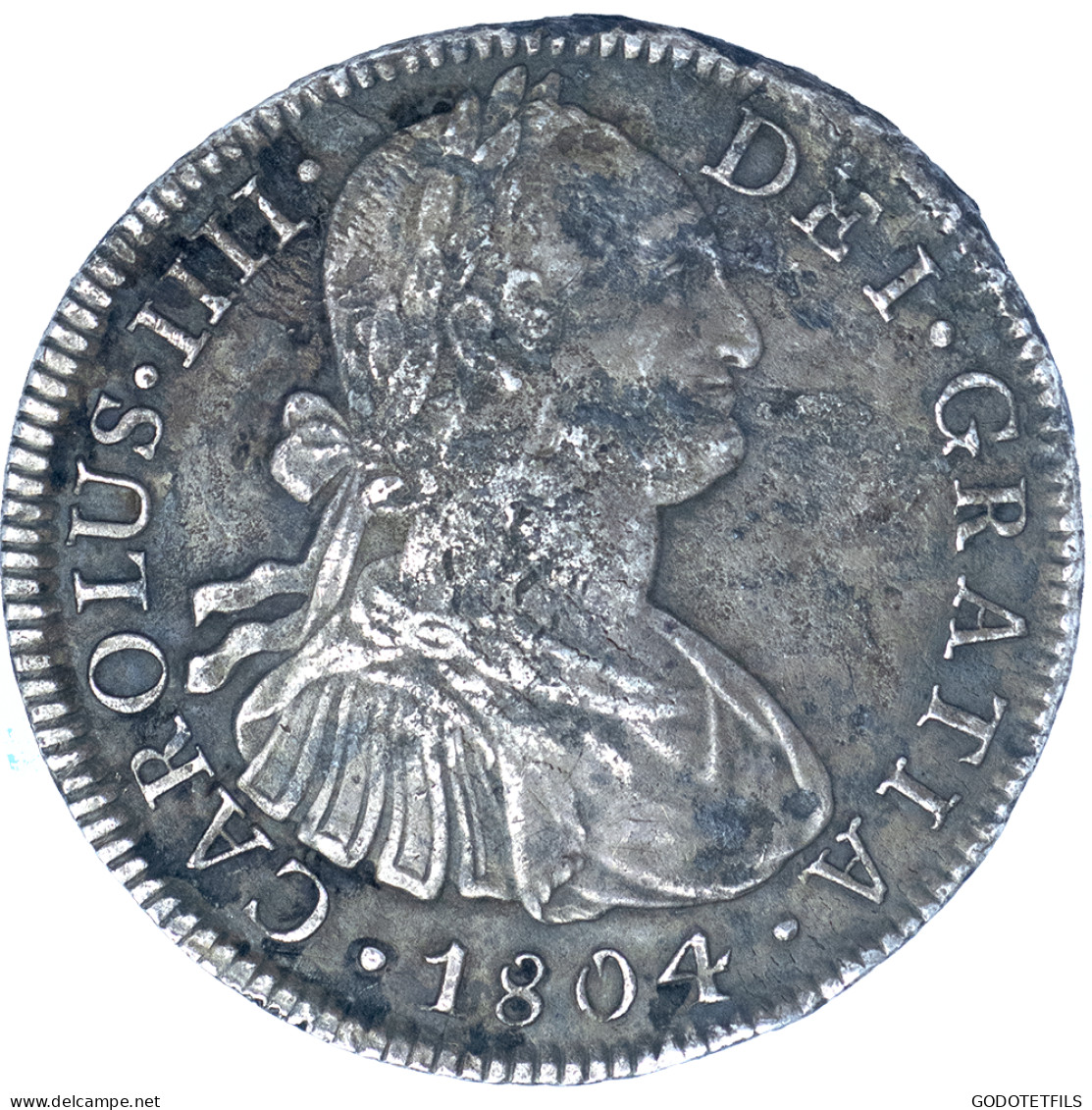 Mexique-8 Reales Charles IV 1808 Mexico - Messico