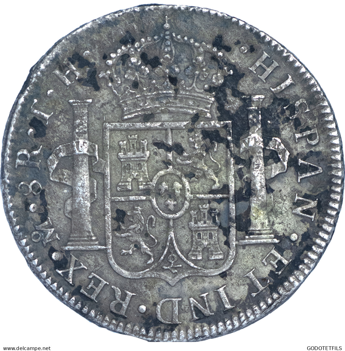 Mexique-8 Reales Charles IV 1808 Mexico - Messico