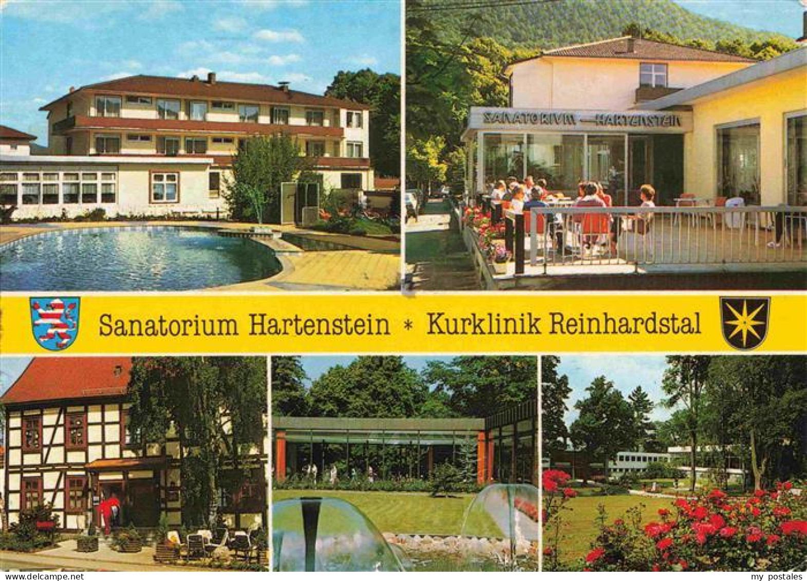 73969600 BAD_WILDUNGEN Sanatorium Hartenstein Kurklinik Reinhardstal Park Konzer - Bad Wildungen