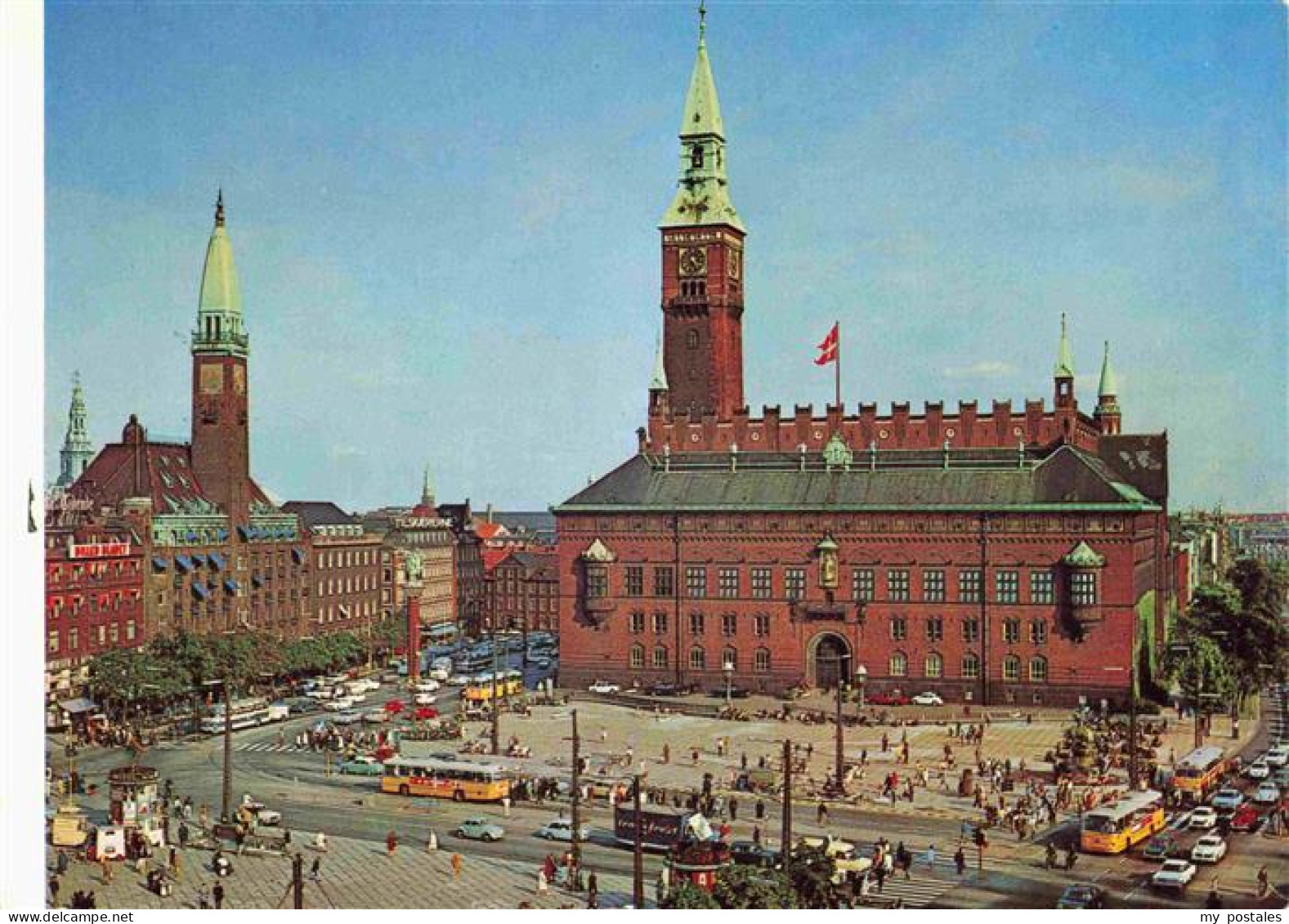 73969540 COPENHAGEN_Kobenhavn_Kjoebenhavn_Kopenhagen_DK The Town Hall Square - Danemark