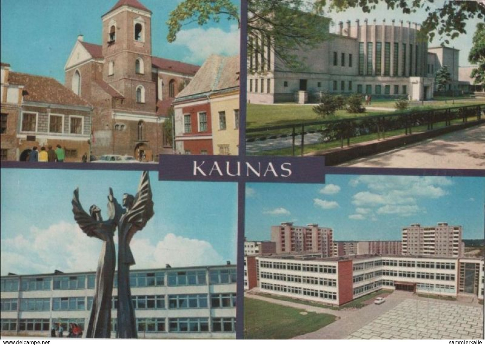 90836 - Litauen - Kaunas - 4 Teilbilder - 1984 - Lituanie