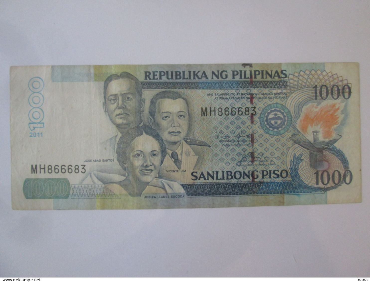 Philippines 1000 Piso 2011,see Pictures - Filipinas