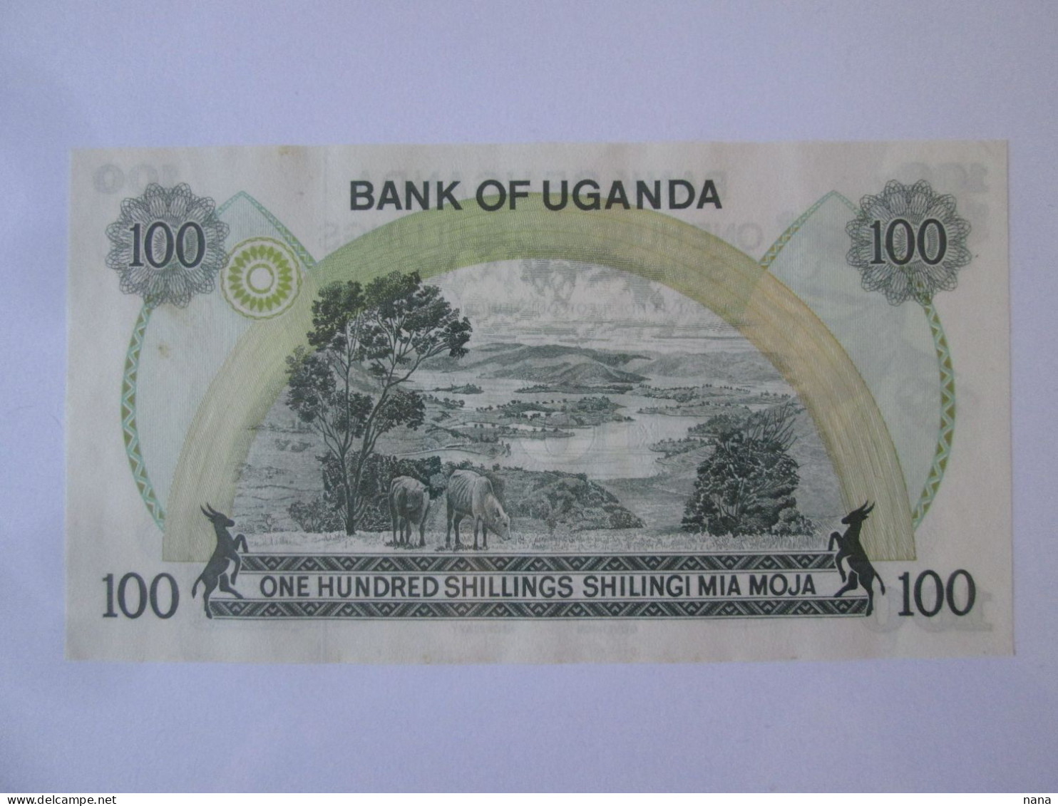 Uganda 100 Shillings 1973 AUNC Banknote,see Pictures - Uganda