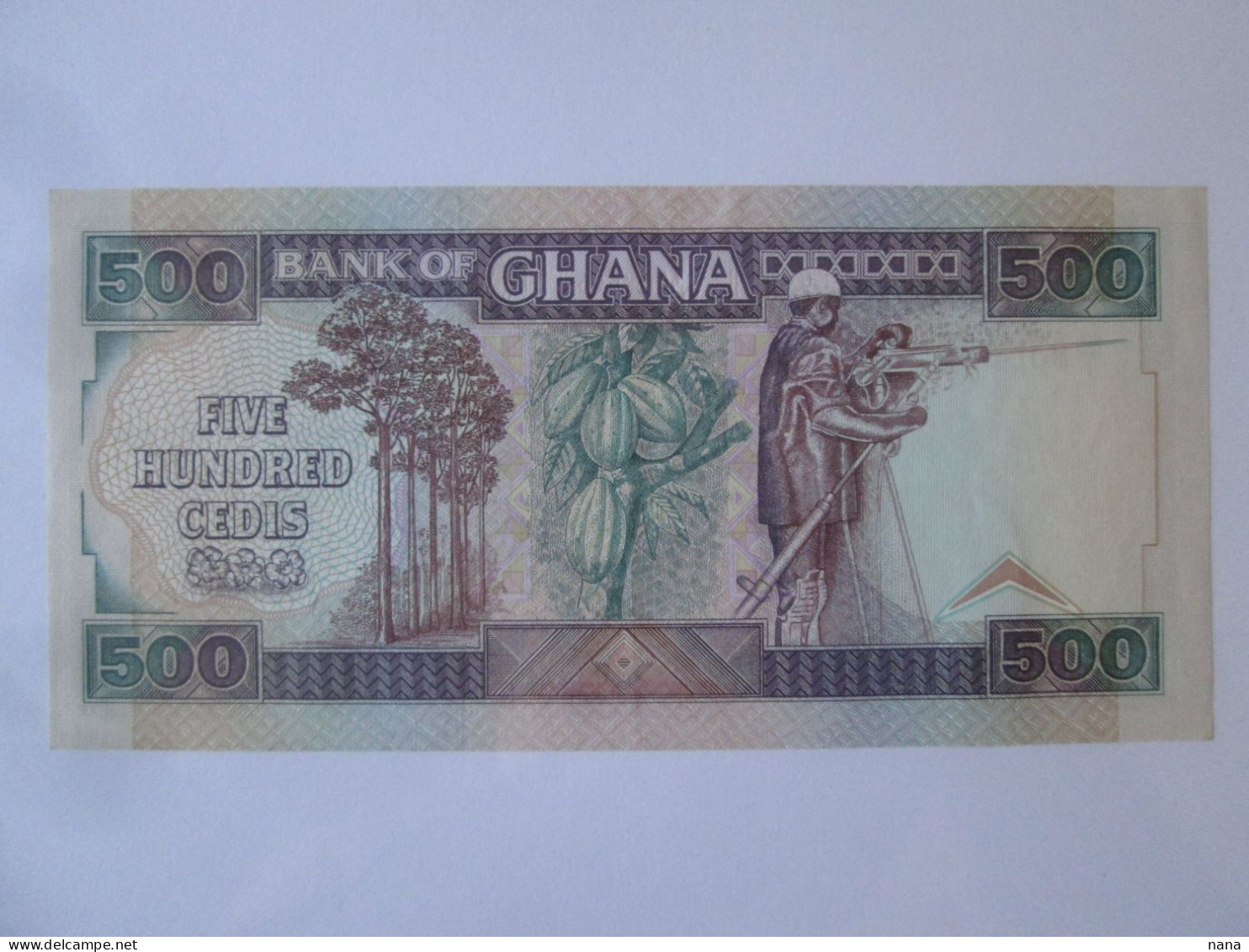 Ghana 500 Cedis 1989 UNC Banknote,see Pictures - Ghana
