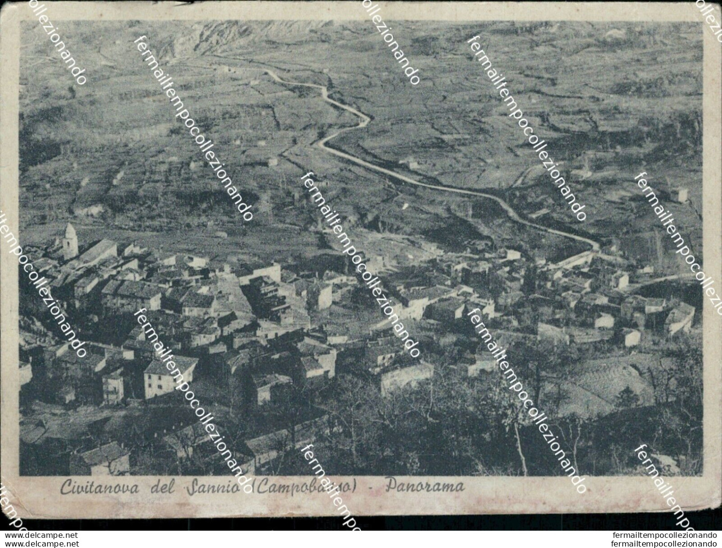 Cl528 Cartolina Civitanova Del Sannio Panorama Provincia Di Isernia - Isernia