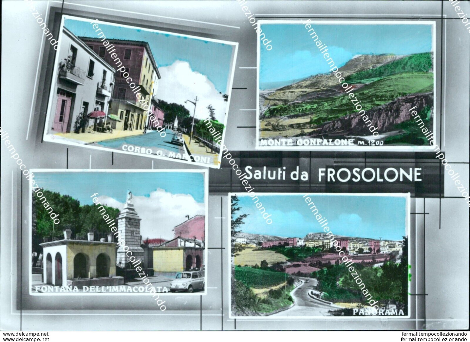 Cl541 Cartolina Saluti Da Frosolone Provincia Di Isernia Molise - Campobasso