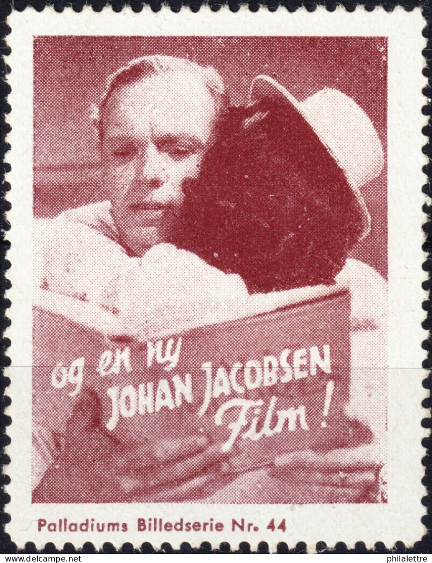 DANEMARK / DENMARK - 1944 Film Poster Stamp "Palladiums Billedserie Nr.44" DE TRE SKOLEKAMMERATER (Johan Jacobsen Film) - Film