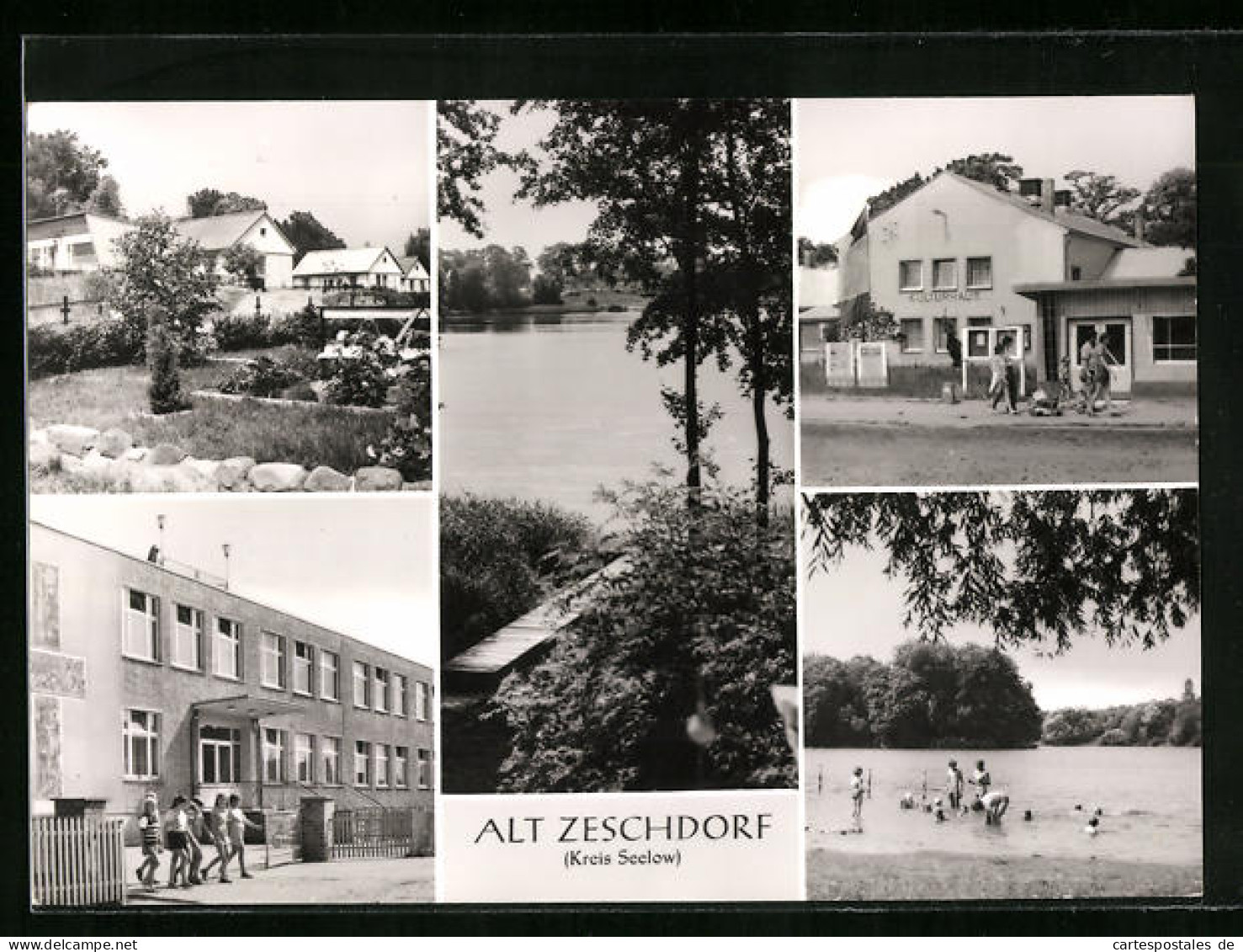 AK Alt Zeschdorf /Seelow, Dr.-Theodor-Neubauer-Oberschule  - Seelow