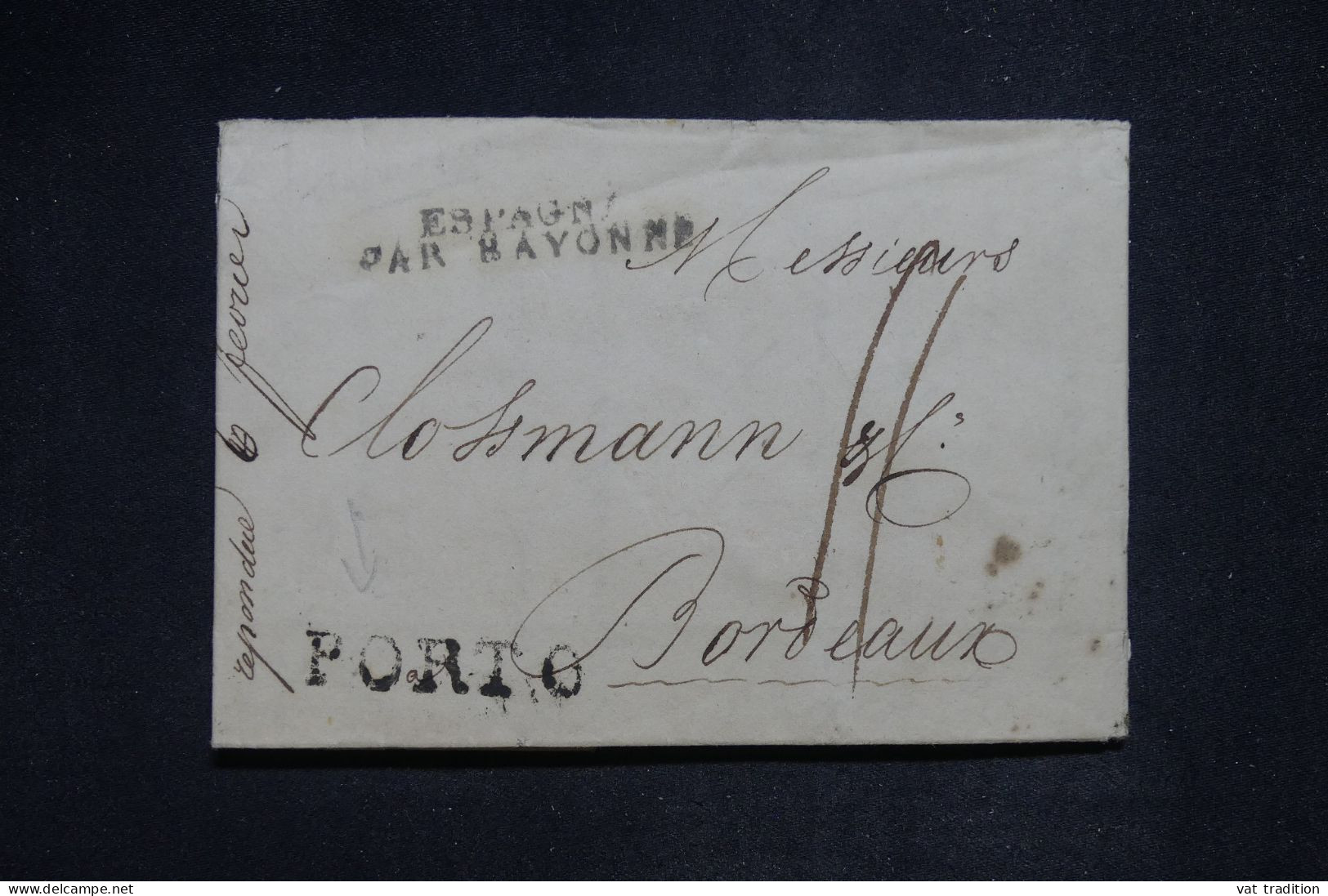 PORTUGAL - Marcophilie - Lettre Pour Bordeaux - A 2739 - Postmark Collection