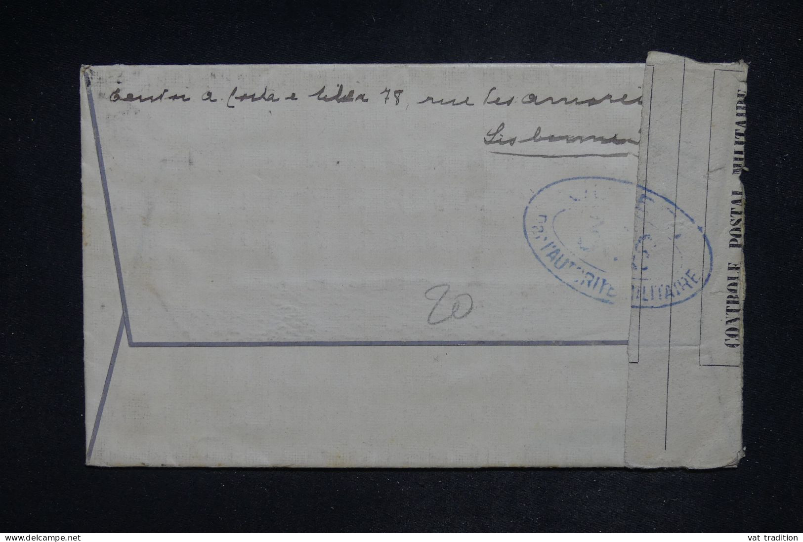 PORTUGAL - Lettre Pour La France Censurée à L'arrivée - A 2741 - Poststempel (Marcophilie)